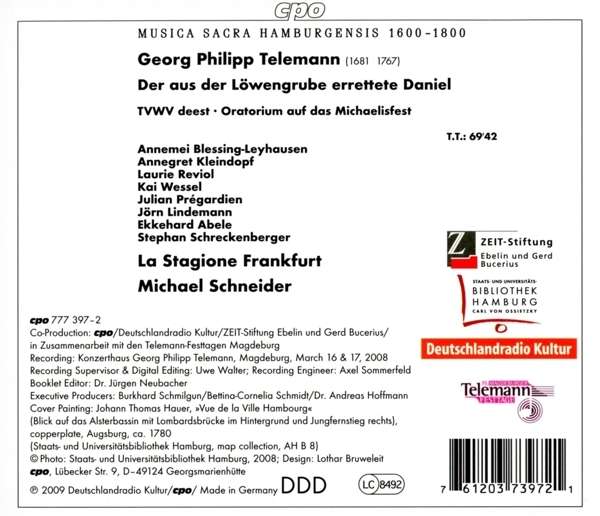 Telemann: Der aus der Loewengrube erretete Daniel – oratorium - slide-1