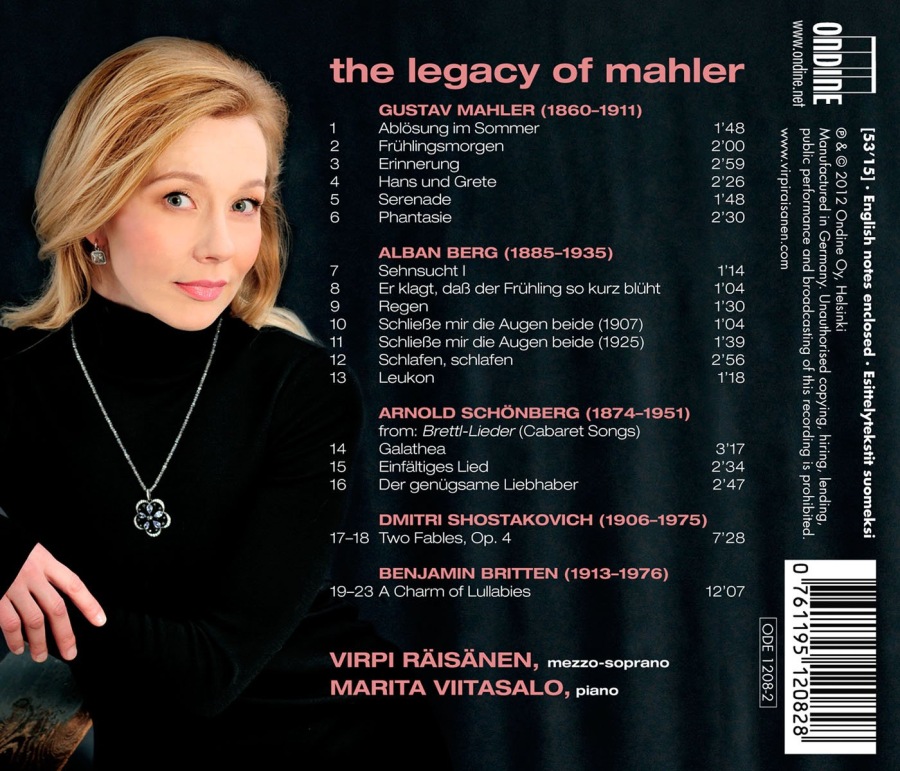 The Legacy of Mahler - Mahler, Berg, Schönberg, Shostakovich, Britten - slide-1