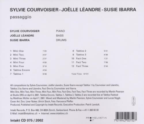 Sylvie Courvoisier: Passagio - slide-1