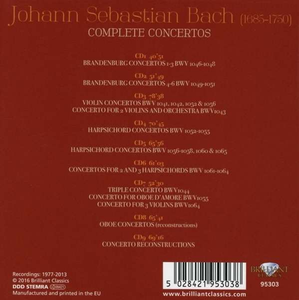 Bach: Complete Concertos - slide-1