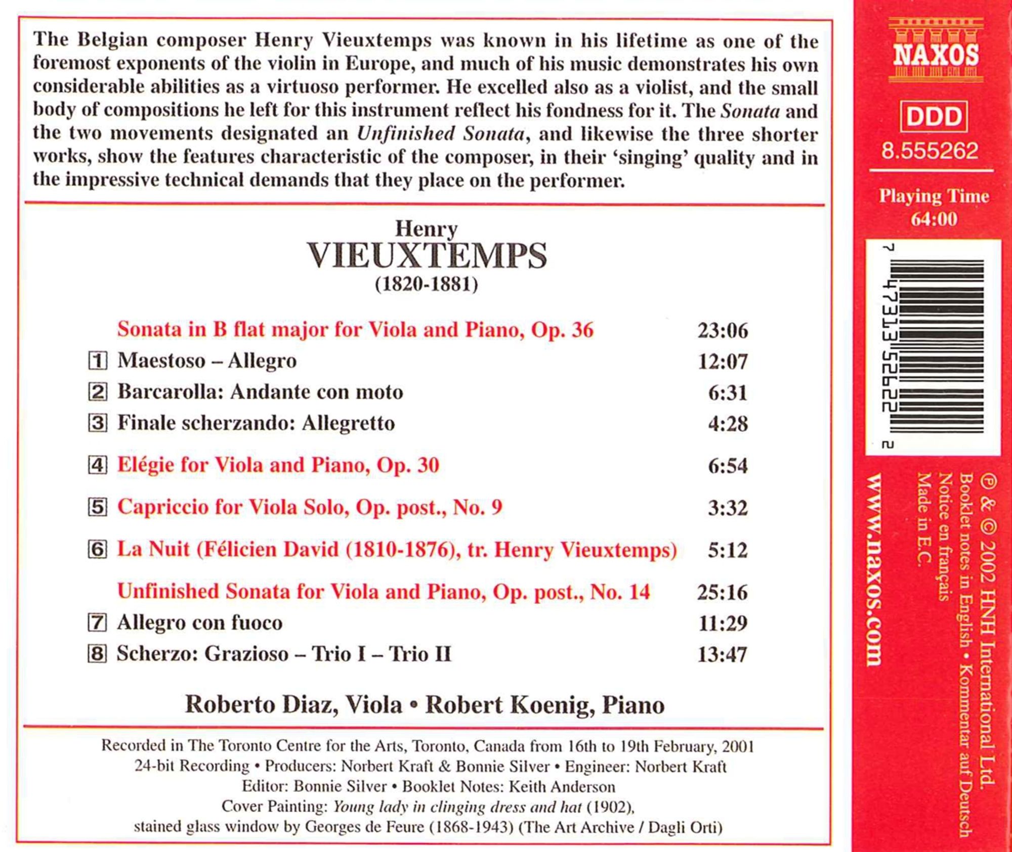 VIEUXTEMPS: Music for Viola and Piano - slide-1