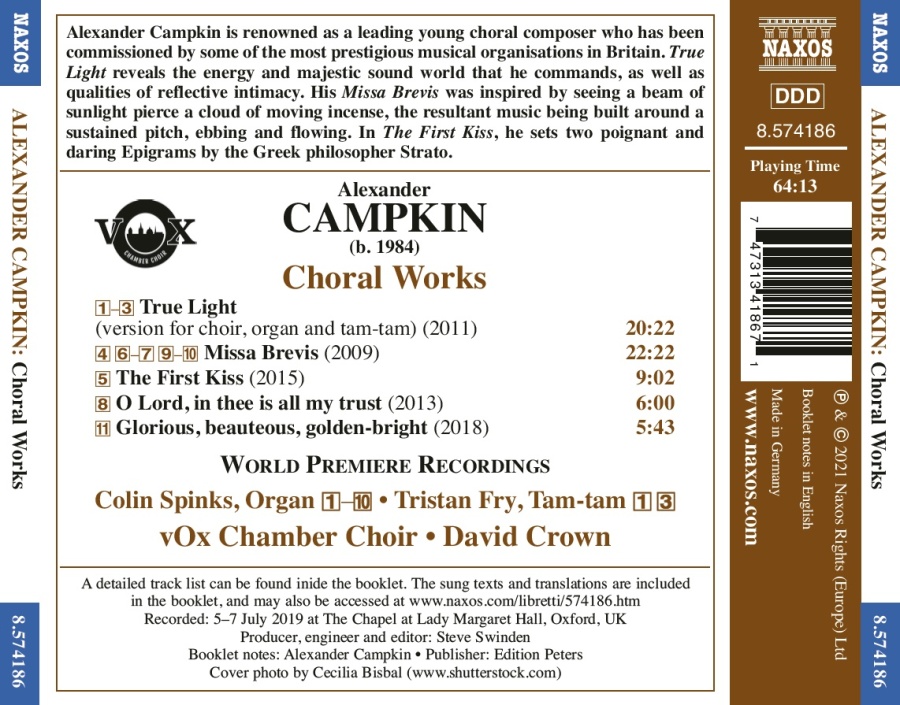 Campkin: True Light - Choral Works - slide-1