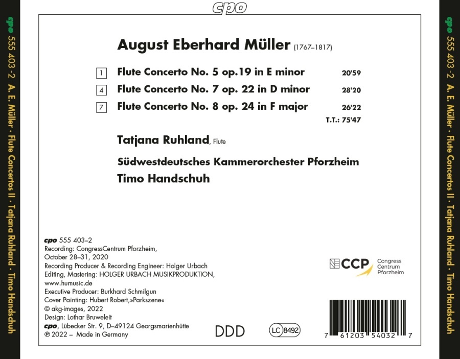 Müller: Flute Concertos Vol. 2 - slide-1