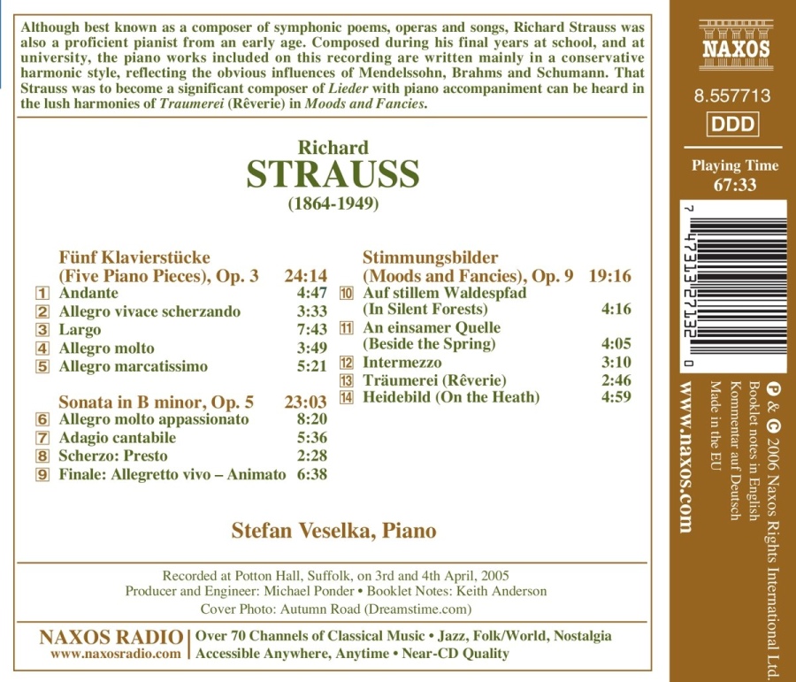 Strauss. R:Piano Music - 5 - slide-1