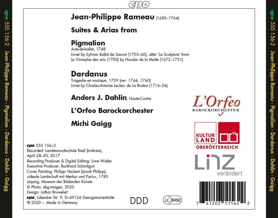 Rameau: Pigmalion & Dardanus - Suites & Arias - slide-1
