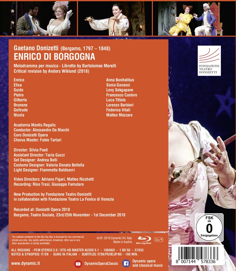 Donizetti: Enrico di Borgogna - slide-1