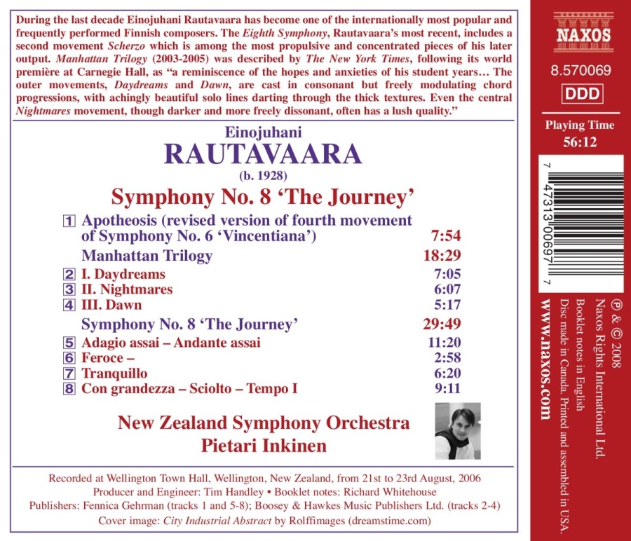 Rautavaara: Symphony No. 8 "The Journey" - slide-1
