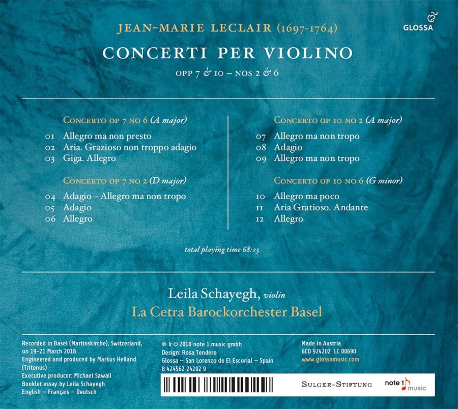 Leclair: Violin Concertos - slide-1