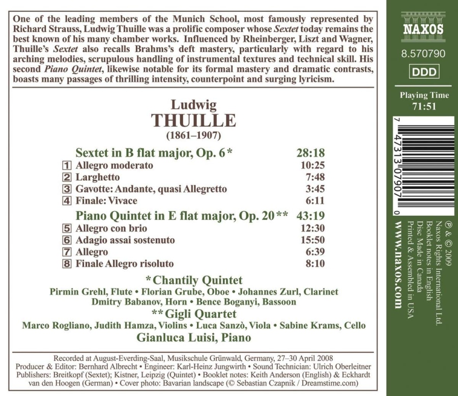 Thuille: Sextet, Piano Quintet - slide-1