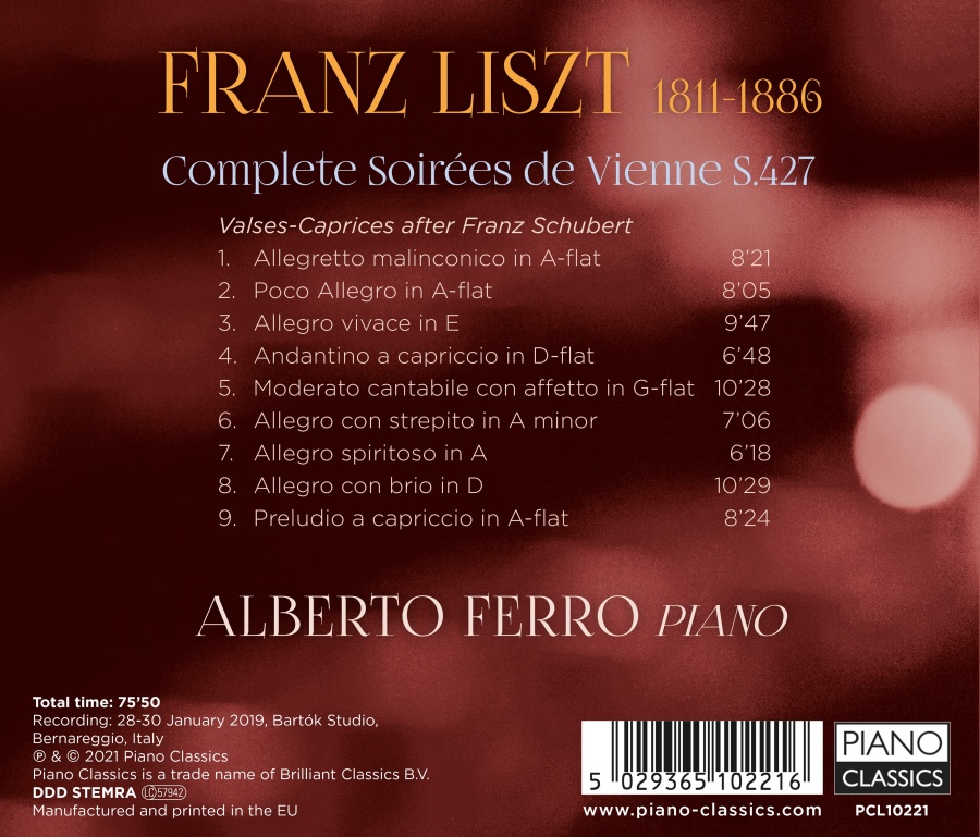 Liszt: Complete Soirées de Vienne - slide-1