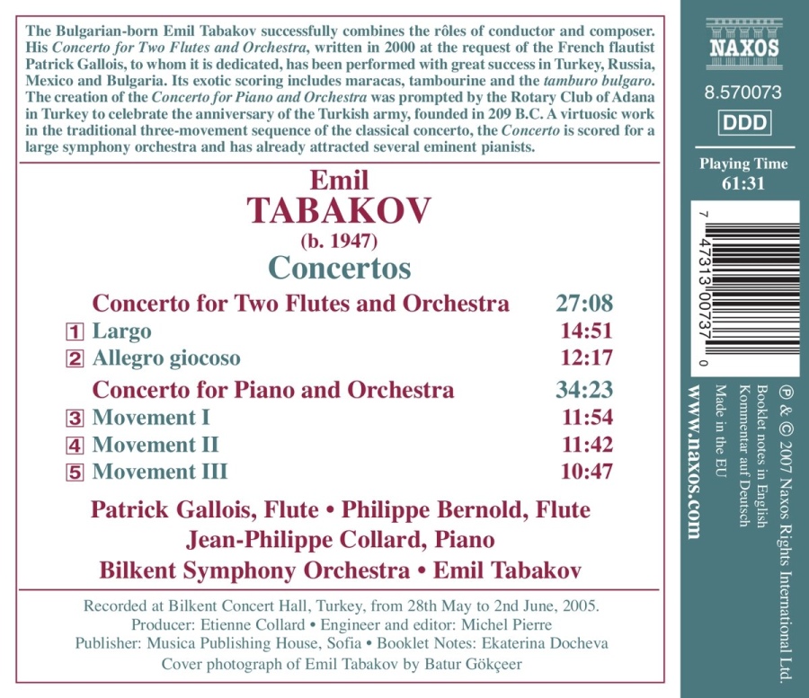 Tabakov: Concerto for 2 Flutes - slide-1