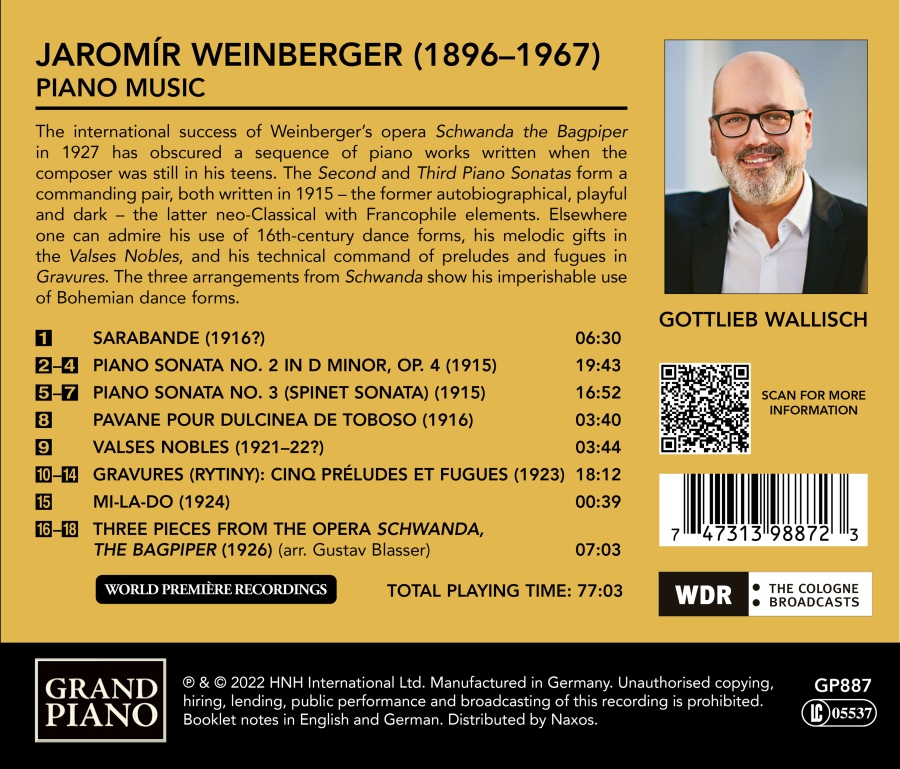 Weinberger: Piano Music - slide-1