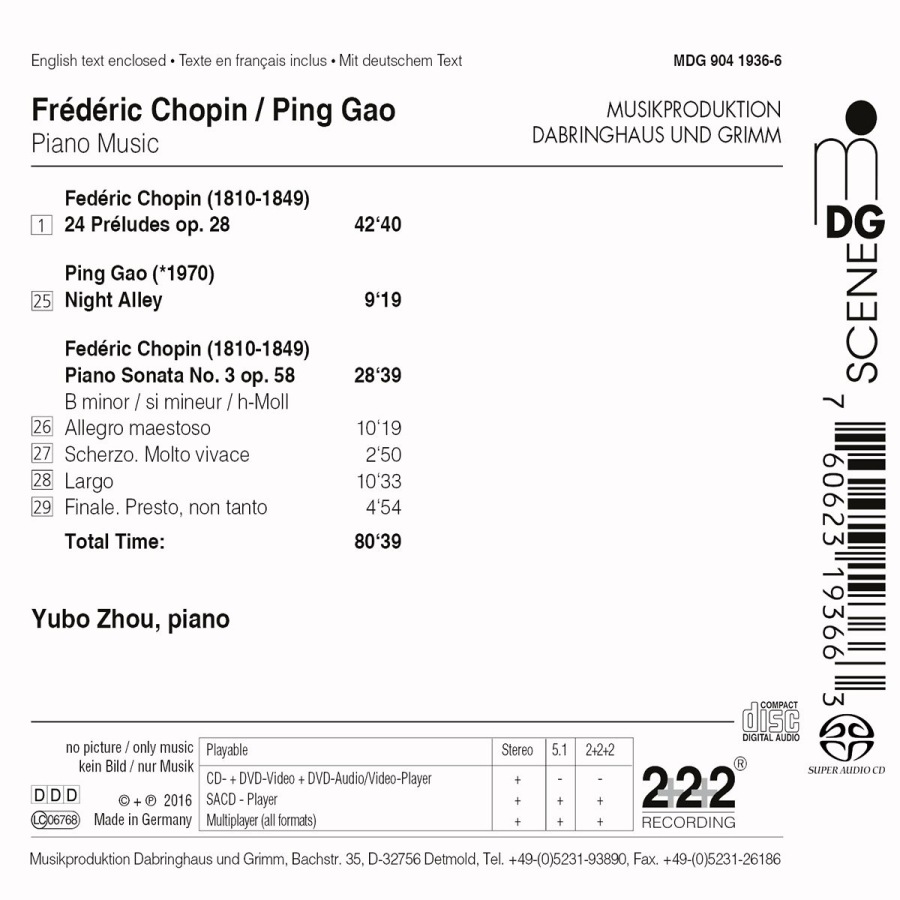 Chopin: 24 Préludes op. 28; Sonata op. 58 - slide-1