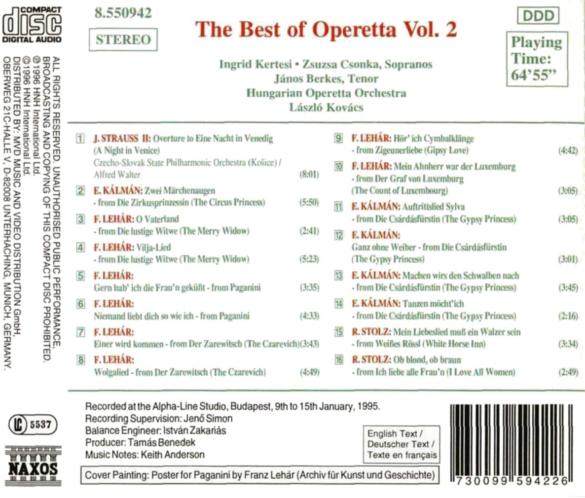 THE BEST OF OPERETTA vol.2 - slide-1