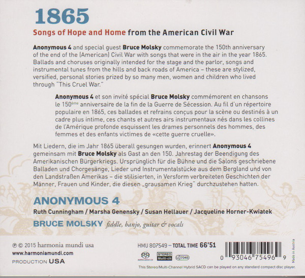 1865 - Songs of Hope and Home from the American Civil War - slide-1