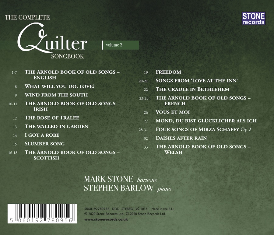 Quilter: Songbook Vol. 3 - slide-1