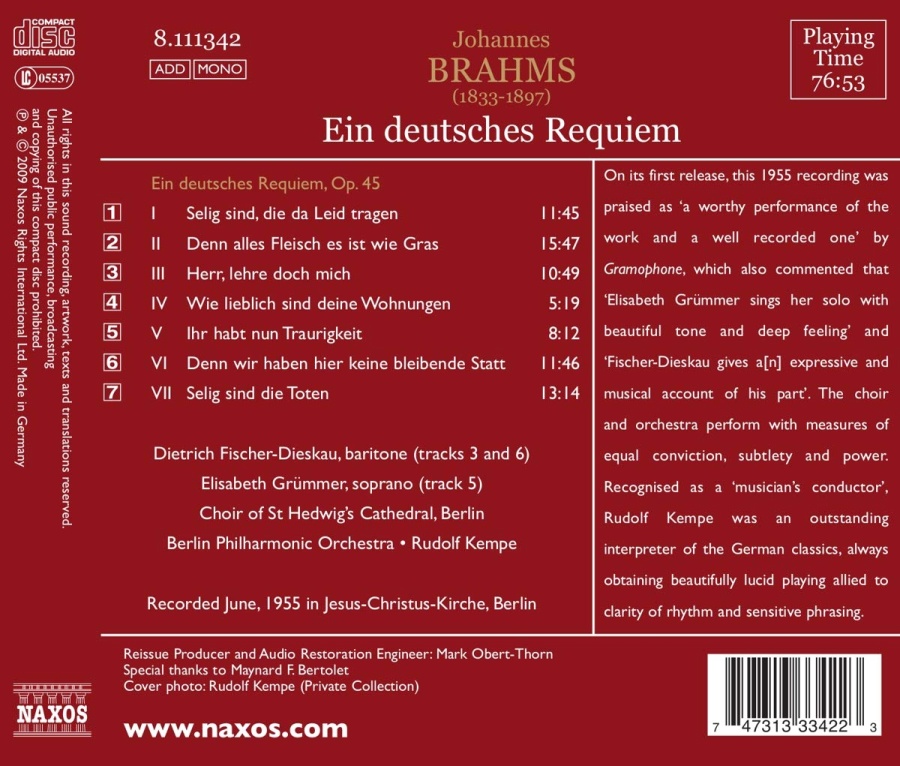 Brahms: Deutsches Requiem (1955) - slide-1