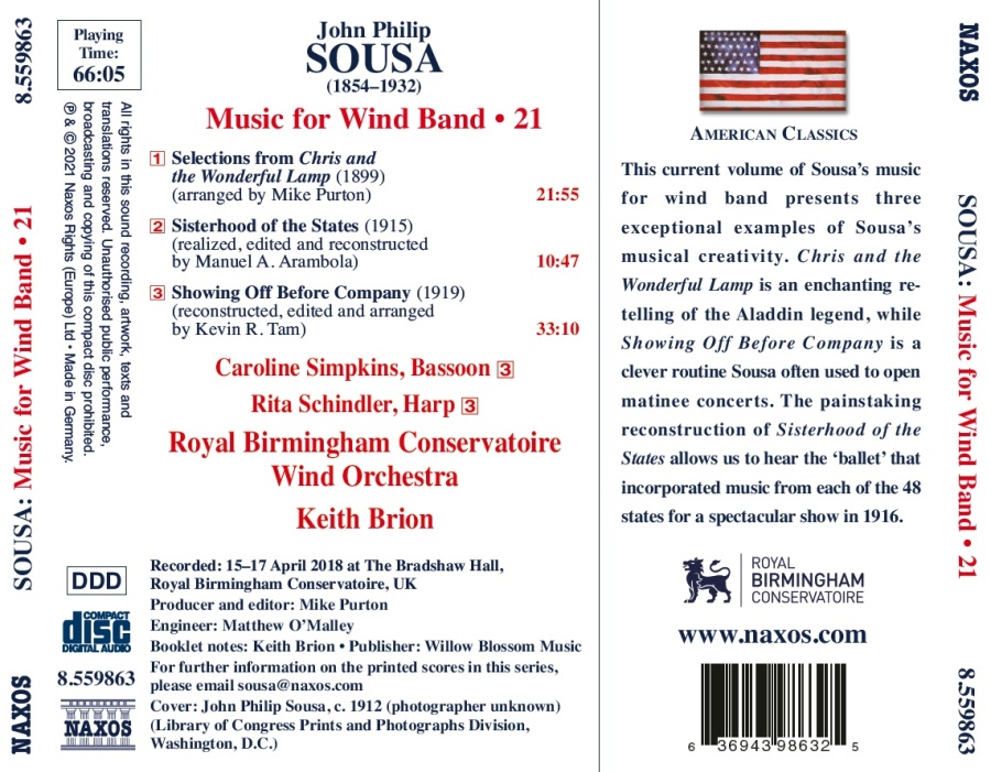 Sousa: Music for Wind Band Vol. 21 - slide-1