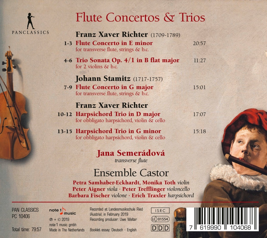 Richter & Stamitz: Flute Concertos & Trios - slide-1