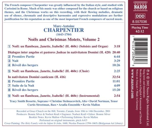 CHARPENTIER: Noels and Christmas Motets, Vol. 2 - slide-1