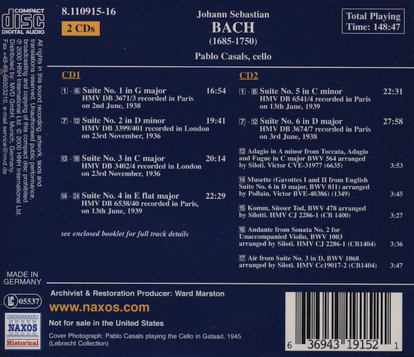 BACH: Cello Suites - slide-1