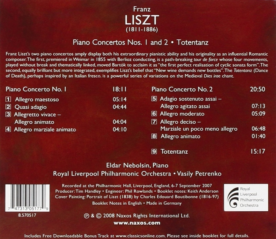 Piano Concertos 1 and 2 - slide-1