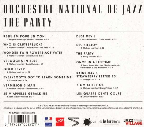 Orchestre National de Jazz: The Party - slide-1