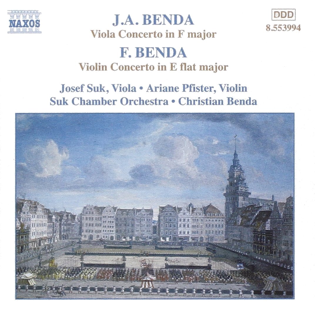 BENDA: Viola &  Violin Concertos