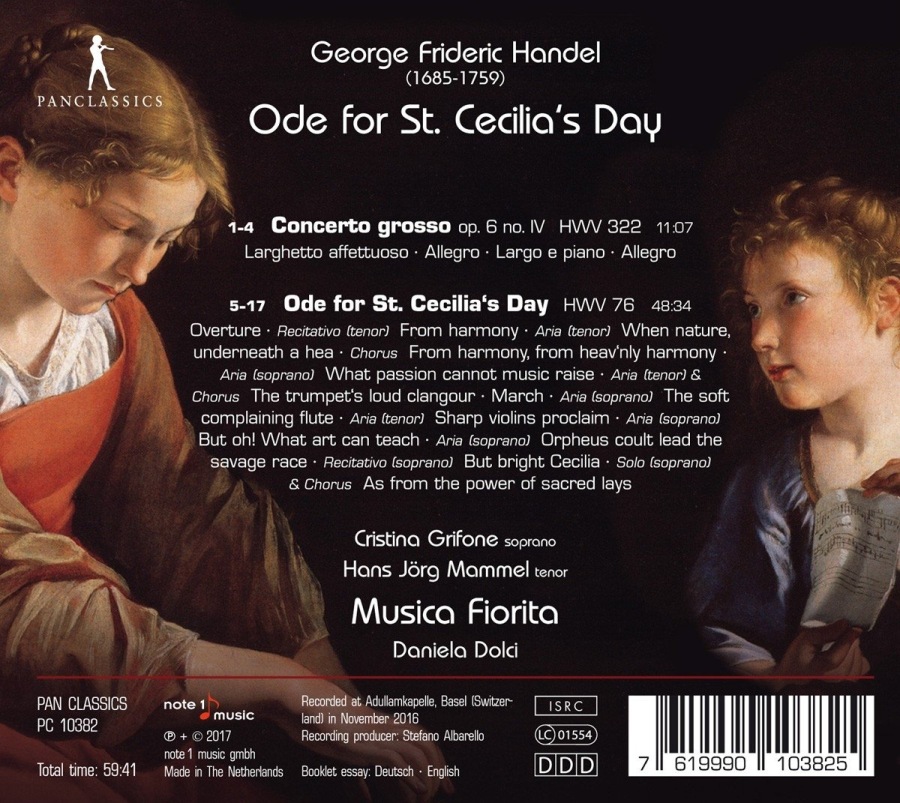 Handel: Ode for St Cecilia’s Day - slide-1