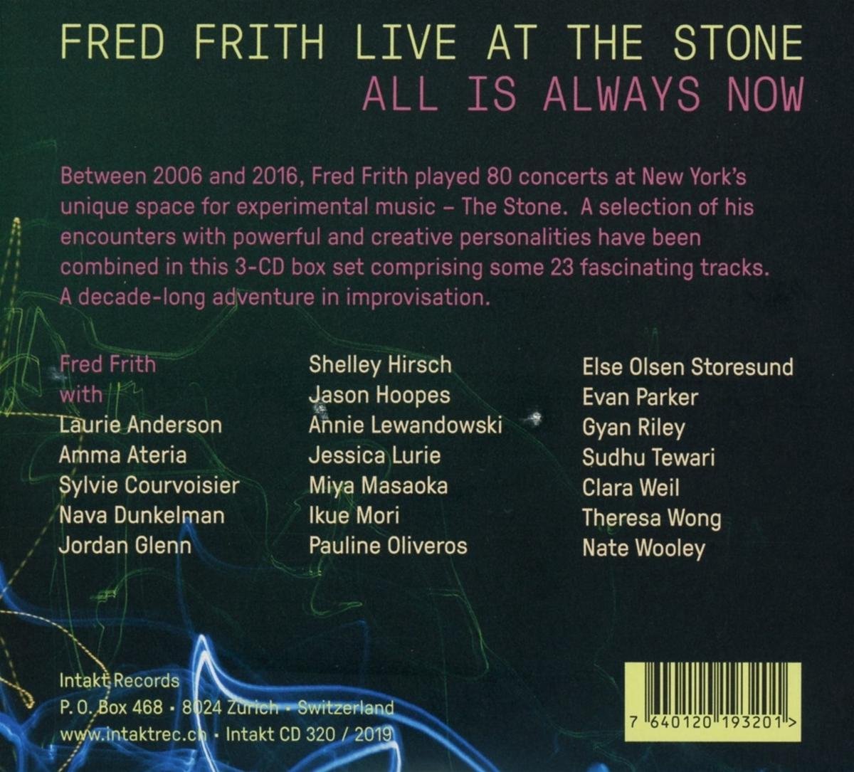 Fred Frith Live at The Stone - slide-1
