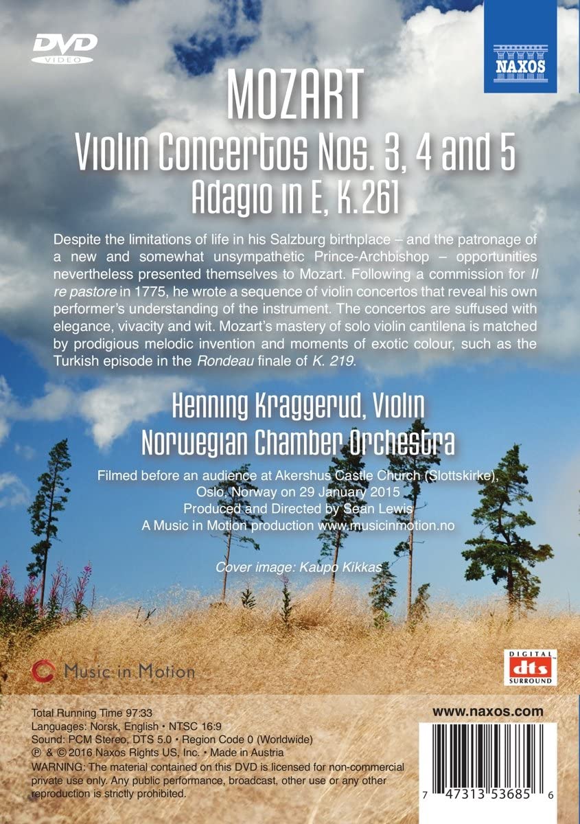 Mozart: Violin Concertos 3 ,4, 5 - slide-1