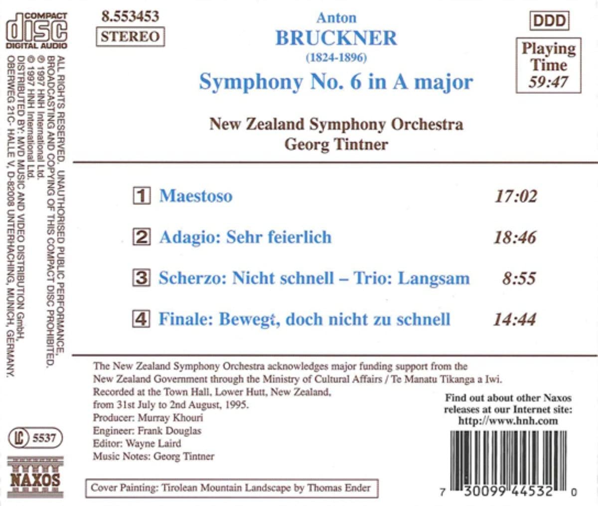 BRUCKNER: Symphony No. 6 (1881 version, ed. R. Haas) - slide-1
