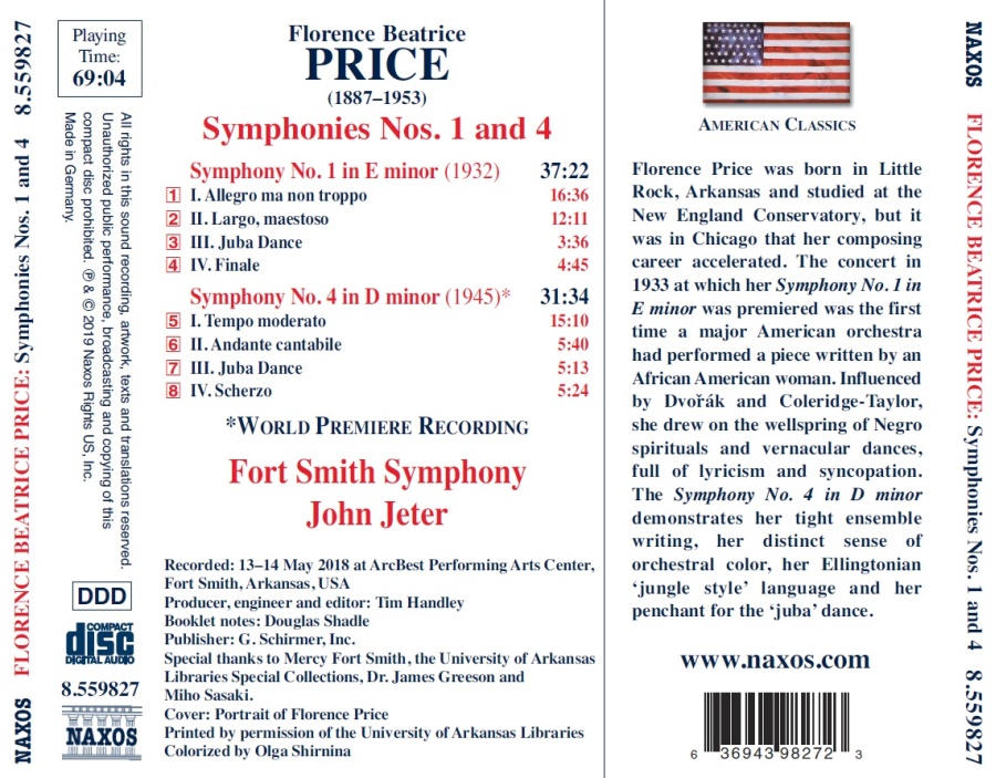 Price: Symphonies Nos. 1 & 4 - slide-1