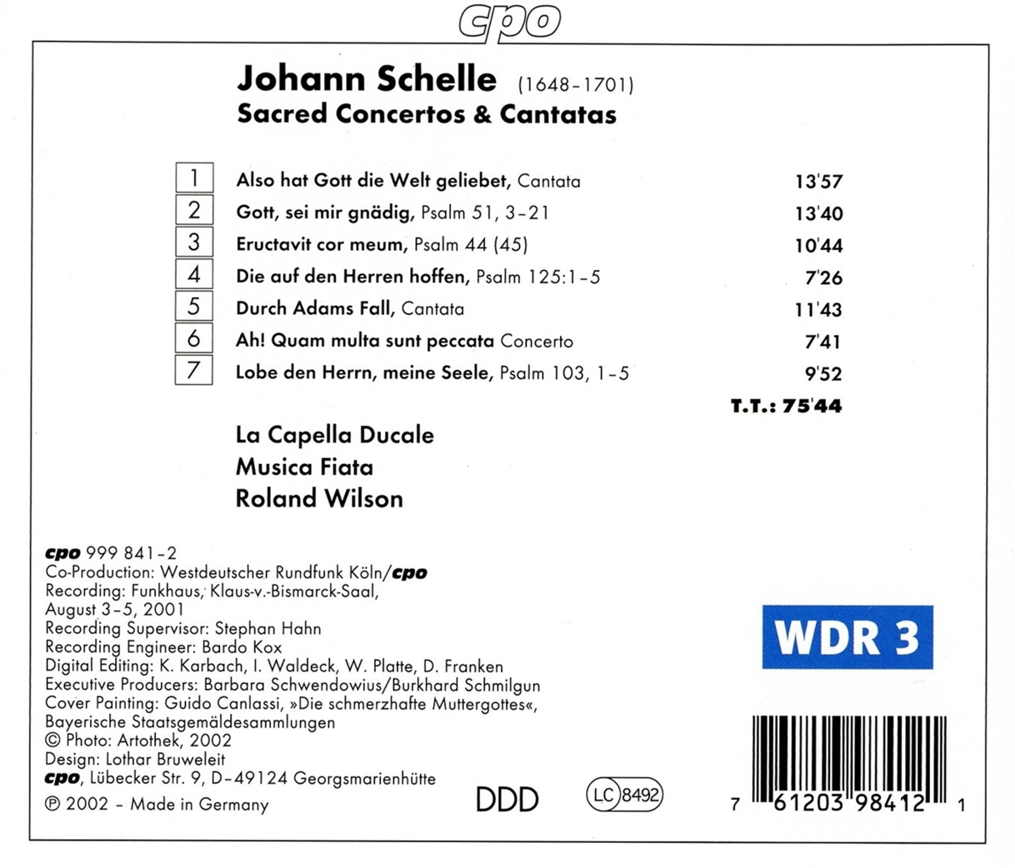 SCHELLE: Sacred Concertos & Cantatas - slide-1