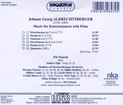 Albrechtsberger: Music for Entertainment - slide-1