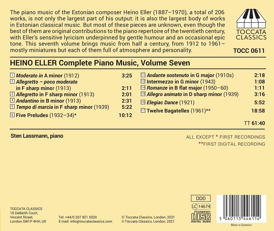 Eller: Complete Piano Music Vol. 7 - slide-1