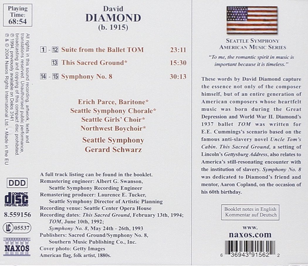 DIAMOND: Symphony No. 8; Suite from the Balle - slide-1