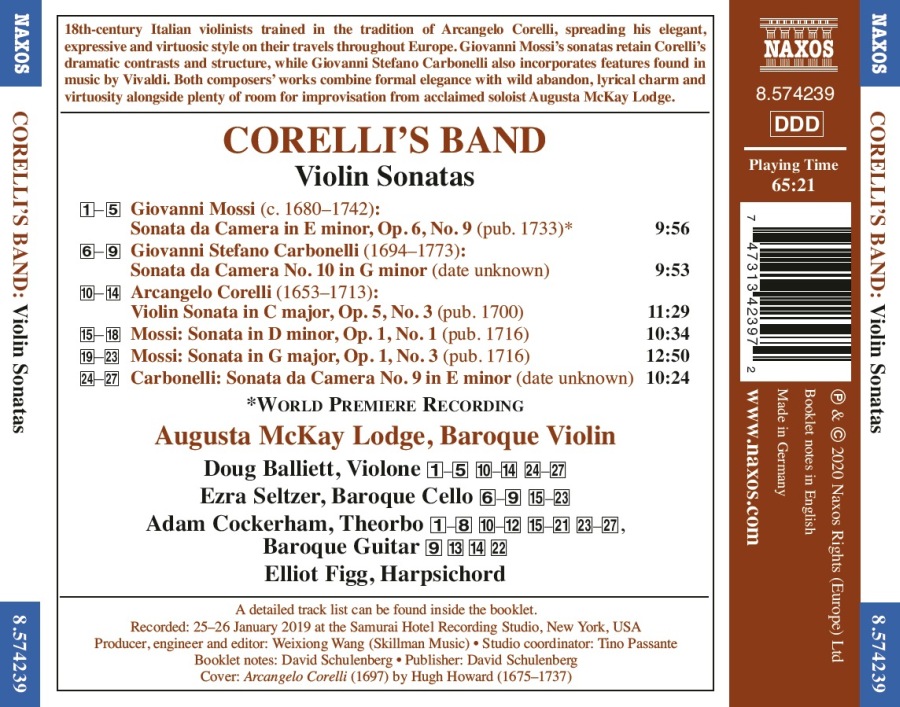 Corelli’s Band - Violin Sonatas - slide-1