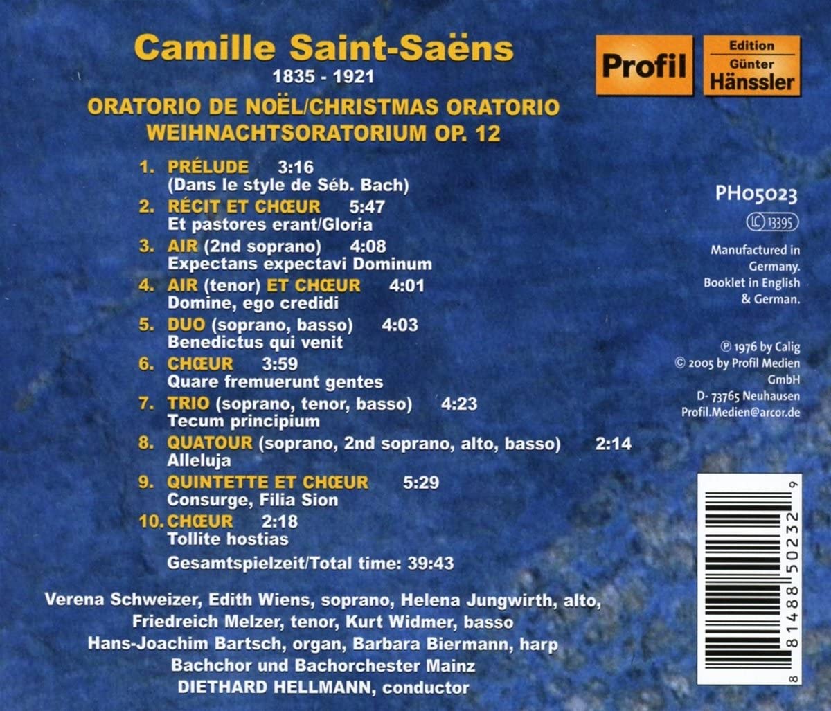 Saint-Saens: Christmas Oratorio - slide-1