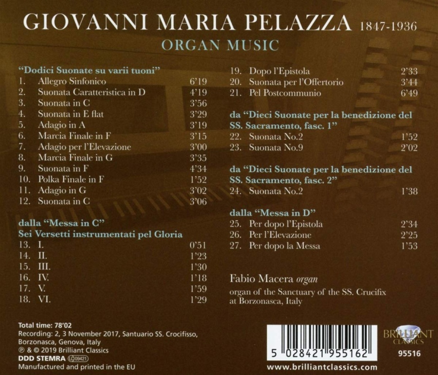 Pelazza: Organ Music - slide-1