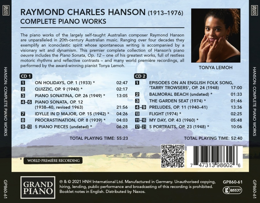 Hanson: Complete Piano Works - slide-1