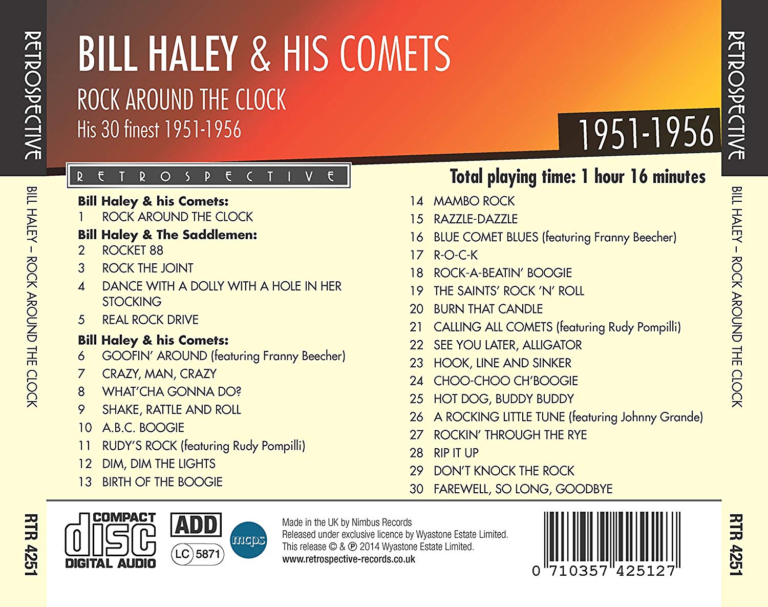 Bill Haley & his Comets: Rock around the Clock 1951-1956 - slide-1
