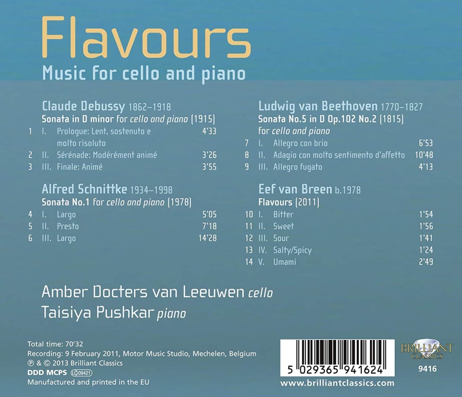 Flavours: Music for Cello and Piano - slide-1