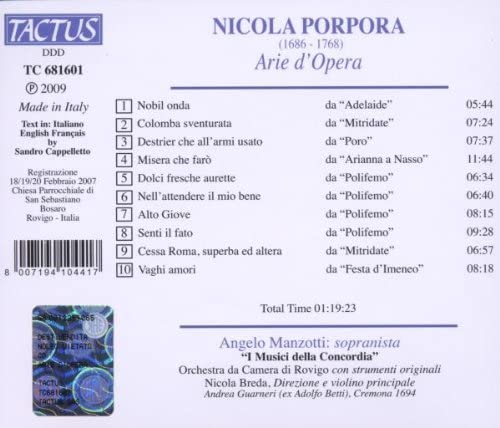 Porpora: Opera Arias - slide-1