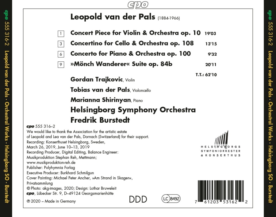 Pals: Concertos for Violin, Piano & Cello - slide-1