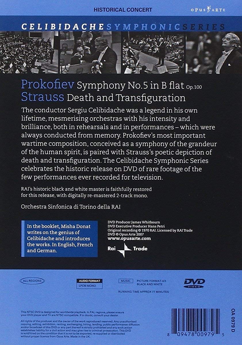 Celibidache conducts: Prokofiev Symphony no. 5 and Strauss Death and Transfiguration - slide-1