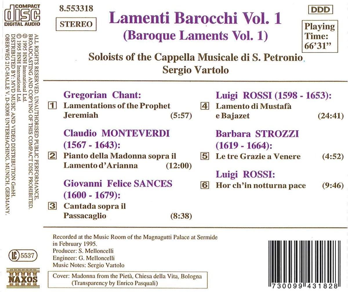 Lamenti Barocchi, Vol.  1 - slide-1