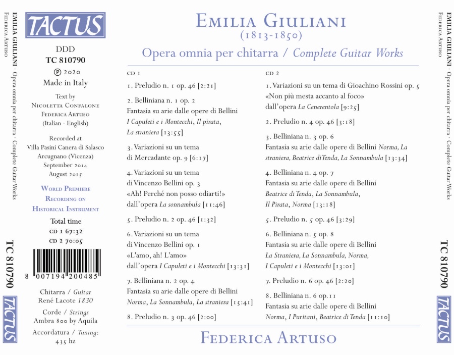 Emilia Giuliani: Complete Guitar Works - slide-1