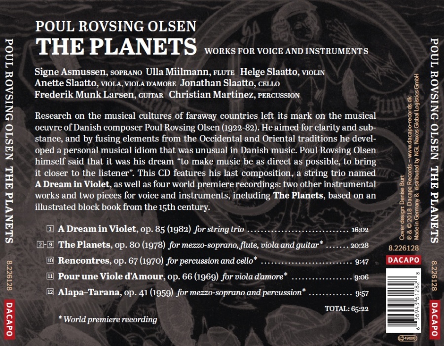 Rovsing Olsen: The Planets - Works for Voice and Instruments - slide-1