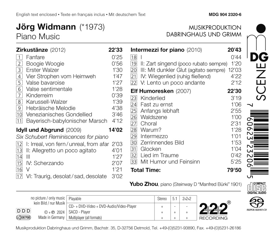 Widmann: Piano Works - slide-1